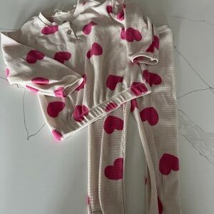 Jessica Simpson heart valentines 2 piece legging set